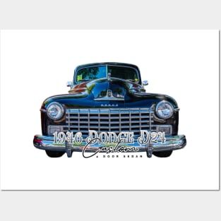 1946 Dodge D24 Custom 4 Door Sedan Posters and Art